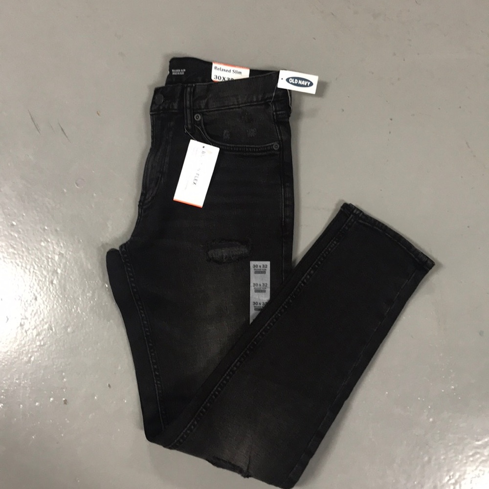 NWT Men’s Old Navy Relaxed Slim Jeans - Picture 3 of 4
